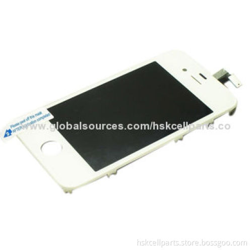 Mobile Phone LCD with Digitizer Assembly for iPhone 4S, White ColorNew